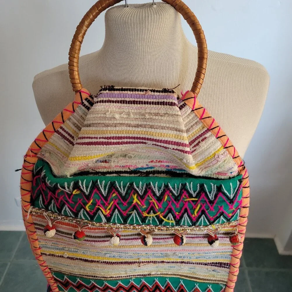 India Banjara Handcrafted Woven Boho Handbag